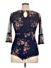 Wrapper Blue 3/4 Sleeve Top Size 14 - photo 2