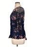 Wrapper Blue 3/4 Sleeve Top Size 14 - photo 5