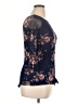Wrapper Blue 3/4 Sleeve Top Size 14 - photo 4