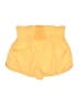FP Movement 100% Polyamide Solid Yellow Shorts Size L - photo 2