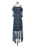 The Limited 100% Polyester Paisley Blue Casual Dress Size S - photo 1