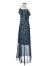 The Limited 100% Polyester Paisley Blue Casual Dress Size S - photo 4