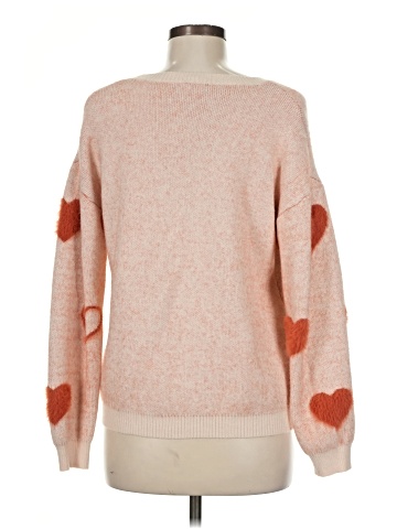 Hem & Thread Pullover Sweater (view 2)