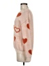 Hem & Thread Hearts Orange Pullover Sweater Size M - photo 5