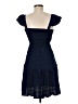 Shein 100% Polyester Solid Blue Casual Dress Size 6 - photo 2