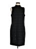 Apt. 9 Plaid Black Casual Dress Size M - photo 1