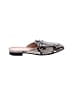 J.Crew 100% Leather Animal Print Snake Print Gray Mule/Clog Size 8 1/2 - photo 1