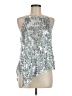 Anthropologie Silver Sleeveless Blouse Size M - photo 1