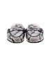 J.Crew 100% Leather Animal Print Snake Print Gray Mule/Clog Size 8 1/2 - photo 2