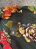 Unbranded 100% Polyester Floral Black 3/4 Sleeve Blouse Size 8 - photo 7