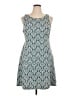 Massini Paisley Teal Casual Dress Size XL - photo 1