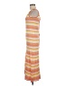 Solid & Striped Stripes Orange Casual Dress Size M - photo 5