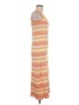 Solid & Striped Stripes Orange Casual Dress Size M - photo 4