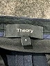 Theory Solid Black Wool Pants Size 0 - photo 7