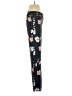 Ann Taylor LOFT 100% Polyester Floral Black Casual Pants Size 0 - photo 4