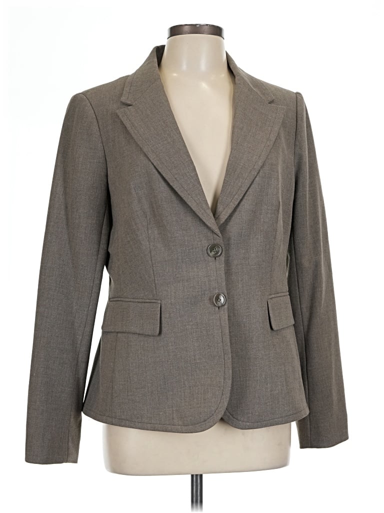 Pre-owned The Limited Blazer Jacket In Gray