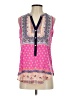 Brixon Ivy 100% Polyester Pink Sleeveless Blouse Size S - photo 1