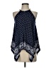 MICHAEL Michael Kors Blue Sleeveless Blouse Size S - photo 1