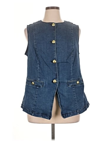 Torrid Denim Vest (view 1)