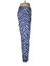 Milly Animal Print Blue Active Pants Size 8 - photo 4