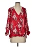 Kut from the Kloth 100% Polyester Red 3/4 Sleeve Blouse Size S - photo 1