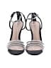 Schutz 100% Leather Silver Sandals Size 8 1/2 - photo 2
