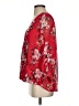 Kut from the Kloth 100% Polyester Red 3/4 Sleeve Blouse Size S - photo 5