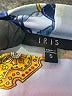 iris Print Blue Long Sleeve Blouse Size S - photo 3