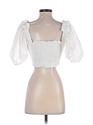 For Love & Lemons Short Sleeve Blouse (view 2)
