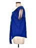 American Eagle Outfitters 100% Polyester Blue Sleeveless Blouse Size L - photo 5