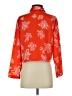 Open Edit Print Orange 3/4 Sleeve Blouse Size S - photo 2
