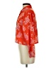 Open Edit Print Orange 3/4 Sleeve Blouse Size S - photo 5