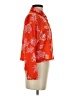 Open Edit Print Orange 3/4 Sleeve Blouse Size S - photo 4