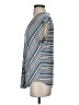 Max Studio Stripes Blue Short Sleeve Blouse Size S - photo 5