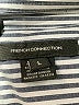 French Connection Stripes Silver Long Sleeve Blouse Size L - photo 7