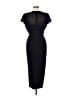 Kenar Solid Black Cocktail Dress Size 10 - photo 2