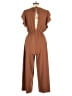 Mod Ref 100% Polyester Solid Brown Jumpsuit Size L - photo 2