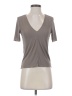 Zara Gray Short Sleeve Top Size S - photo 1