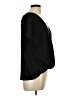Lush Black Short Sleeve Blouse Size L - photo 4