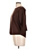 Melissa Paige Solid Brown Pullover Sweater Size L - photo 5