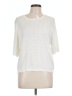 Joie Ivory Short Sleeve Top Size L - photo 1