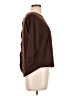 Melissa Paige Solid Brown Pullover Sweater Size L - photo 4
