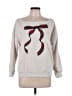 Goodie Two Sleeves Plaid Silver Sweatshirt Size S - photo 1