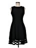 Calvin Klein Solid Black Cocktail Dress Size 6 (petite) - photo 1
