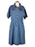 Signature 100% Cotton Blue Romper Size L - photo 1