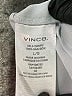 Vince. 100% Silk Silver Short Sleeve Silk Top Size L - photo 8