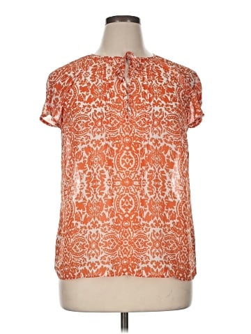 Liz Claiborne Short Sleeve Blouse (view 1)