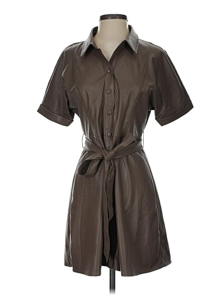 Pre-owned Heartloom Casual Dress In Brown