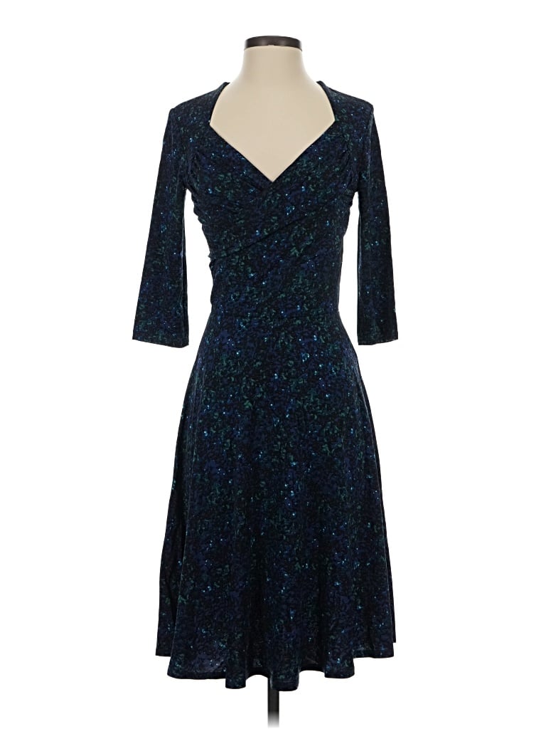 Pre-owned Leota Cocktail Dress In Blue