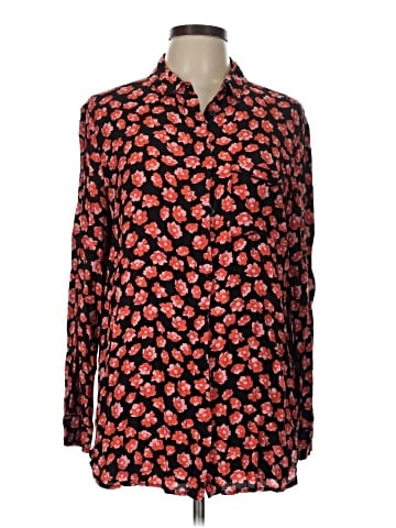 Ganni Long Sleeve Polo (view 1)